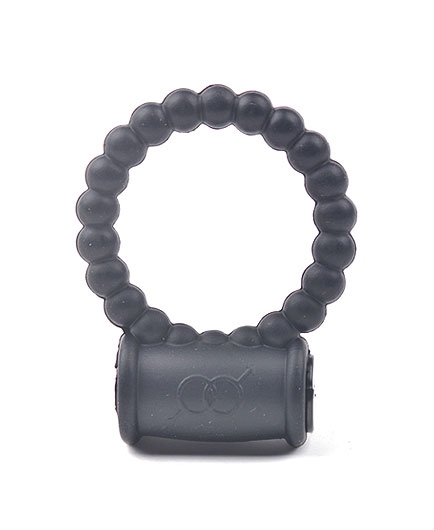 L'Anneau Vibrant Perles Ring Noir