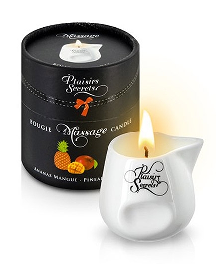 Bougie de Massage Ananas Mangue Plaisirs Secrets