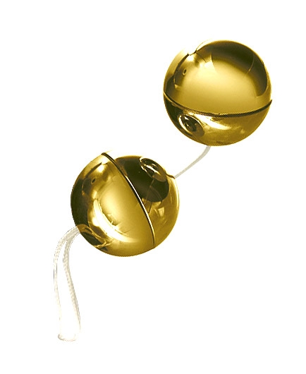 Les Boules de Geisha Métalliques Dorées