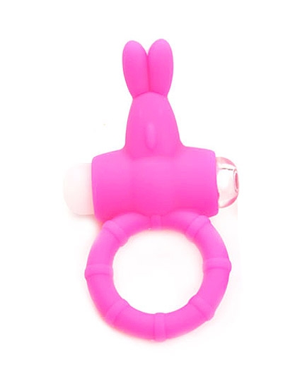 L'Anneau Vibrant Cockring Rabbit Fuchsia