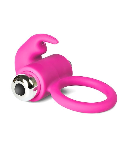 Anneau Vibrant Cockring Rabbit Silicone Rose