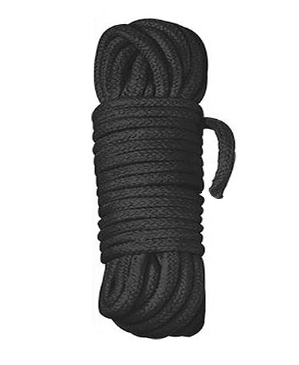 Les 10 Mètres de Corde Noire Bondage