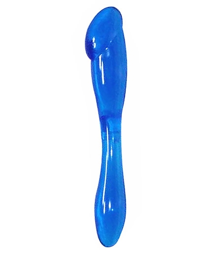 Le Dildo Double Sens Penis Probe Bleu