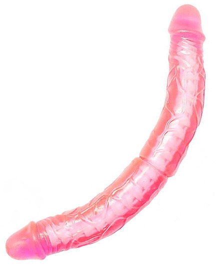 Le Gode Double Pénétration Articulé Fuchsia Géant