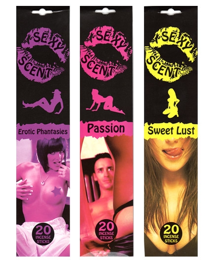 Le Lot de 20 Batons d'Encens Sensuel