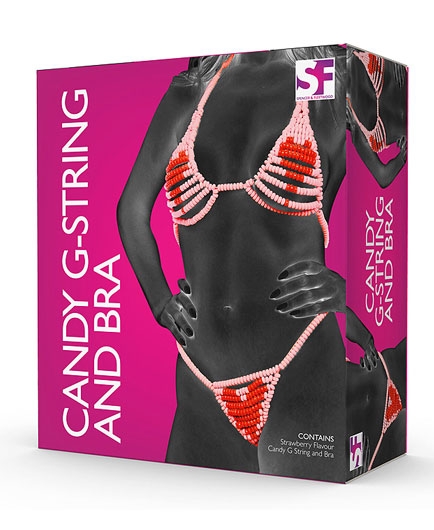 L'Ensemble Soutien Gorge et String Bonbon Femme Candy
