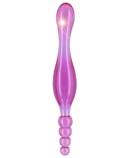 Le Dildo Double Sens Jelly Souple Perles Anales