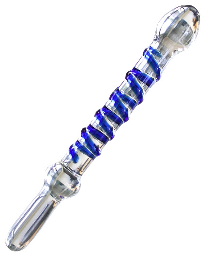 Le Gode en Verre Torsades Marine avec Manche