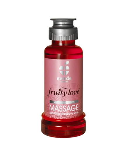 L'Huile de Massage Sensuelle Fraise Champagne 50 ml