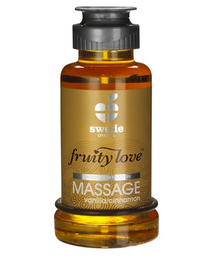 Huile de Massage Sensuelle Vanille Cannelle 100 ml