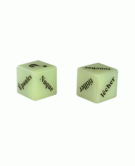 Les Dés Fluorescents Sexy Gages