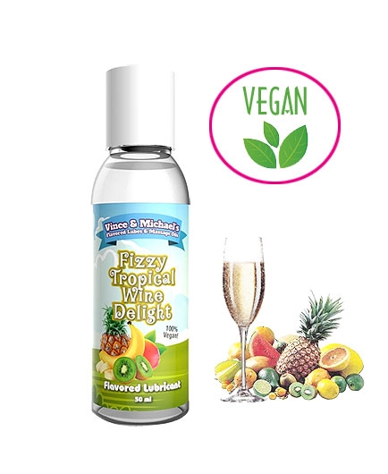 Gel Lubrifiant Vegan Fruits Exotiques Vin Pétillant 50 ml
