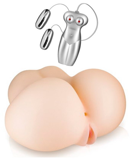 Masturbateur Vagin et Anus Vibrant à Télécommande