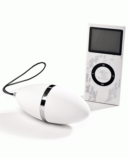 L'Oeuf Télécommandé LCD Luxe Plaisirs Secrets Blanc