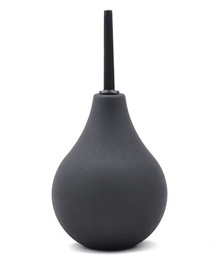 Poire de Lavement Anal Noire