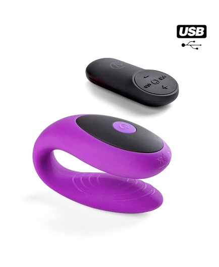 Sextoy Couple Violet avec Télécommande Virgite