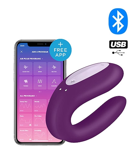 Sextoy Couple Double Joy Satisfyer Appli Connecté
