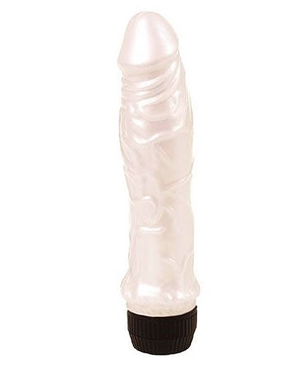 Le Sextoys Vibrant Réaliste Blanc Nacré Pearl