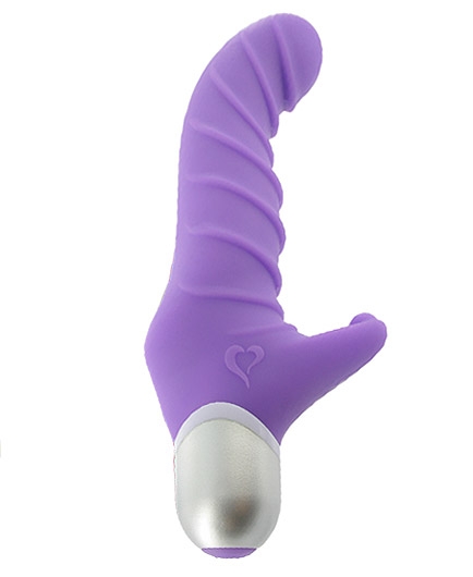 Le Vibro Design Nervuré Point G Violet Fonzie