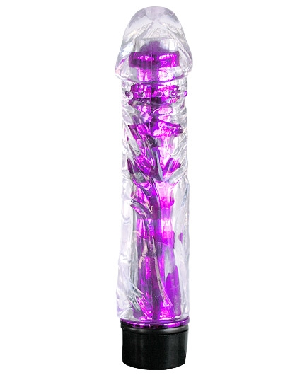 Le Vibro Design Futuriste Translucide Violet