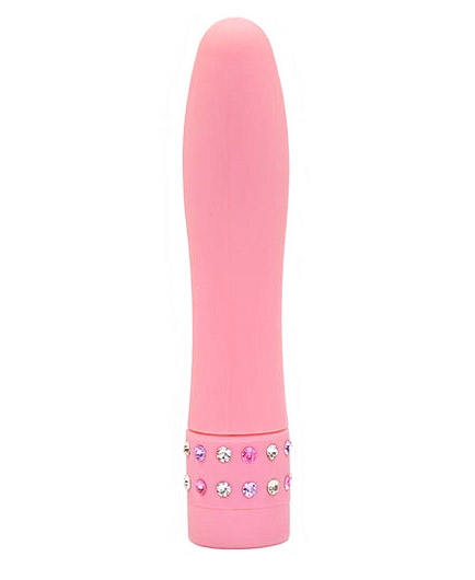 Le Vibromasseur Diamants Elegance 17 cm Rose 