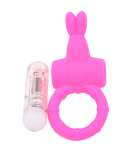 L'Anneau Vibrant Cockring Rabbit Fuchsia - photo 3