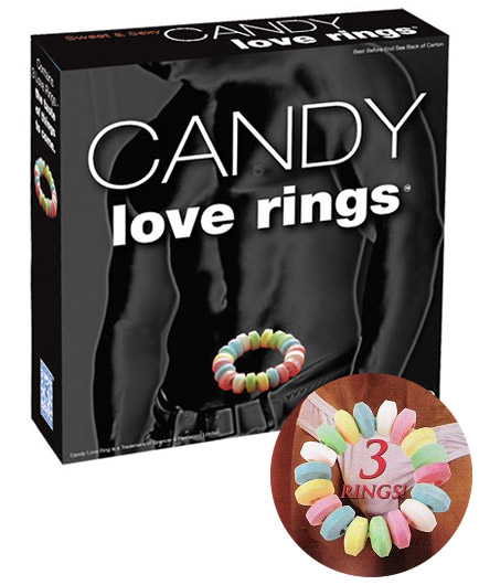 Lot de 3 Anneaux Candy Love Rings Multicolor - photo 1