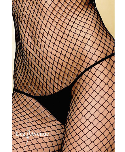 La Combinaison Sexy Résille Tour de Cou Dos Nu - photo 4