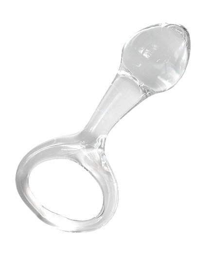 Gode en Verre Forme Ogive Designer avec Manche - photo 1