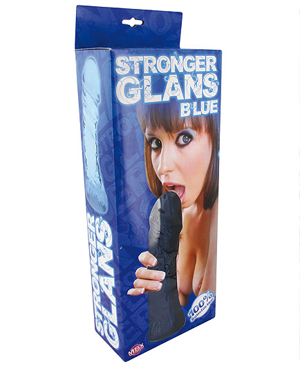 Le Gode Géant XXL Translucide Bleu  - photo 3