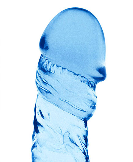 Le Gode Géant XXL Translucide Bleu  - photo 2