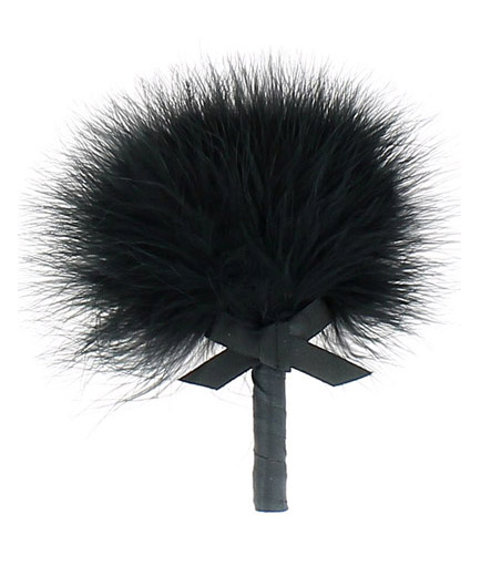 Le Petit Plumeau Caresses Noir Noeud Satin - photo 1