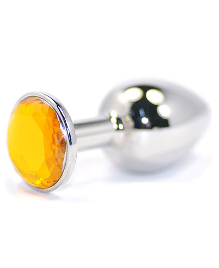 Le Plug Anal Métal Bijou avec Cristal Rosebud - photo 2