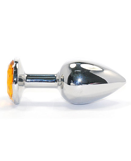 Le Plug Anal Métal Bijou avec Cristal Rosebud - photo 3