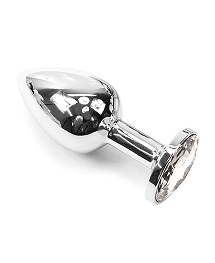 Plug Anal Métal Cristal Bijou Rosebud Moyen Modèle - photo 4