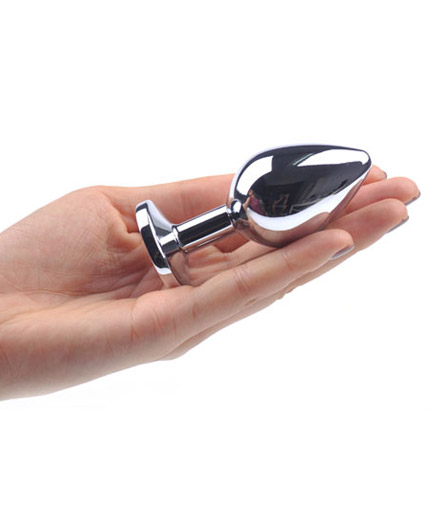 Plug Anal Métal Cristal Bijou Fuchsia Moyen Modèle - photo 4