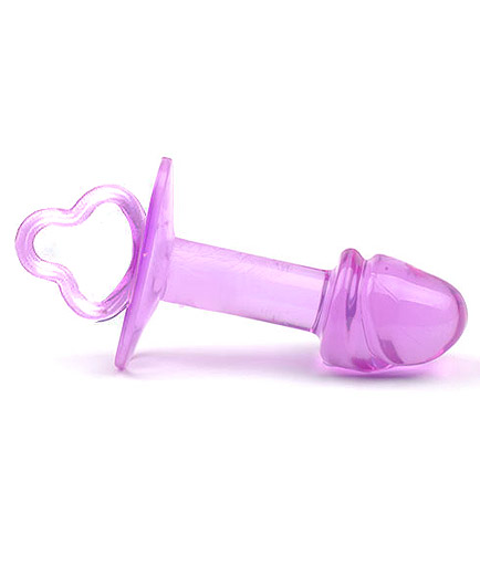 Le Plug Translucide Parme avec Anneau - photo 2