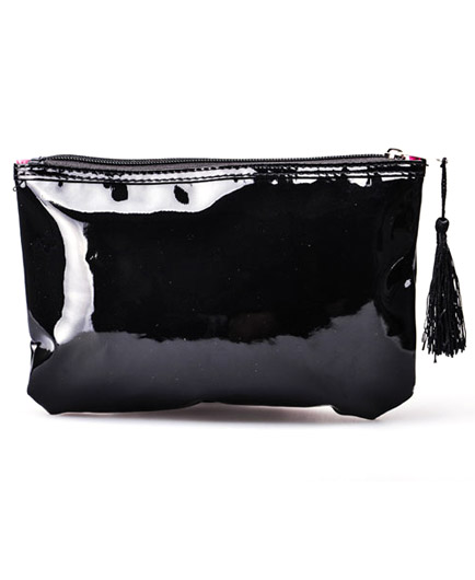 La Pochette de Rangement Sextoy Noir avec Pompon - photo 1