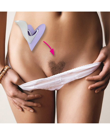 Le Pochoir Rasage Intime Forme Coeur Ladyshape - photo 1