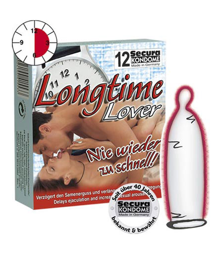 12 Préservatifs Retardateur d'Ejaculation Longtime - photo 1