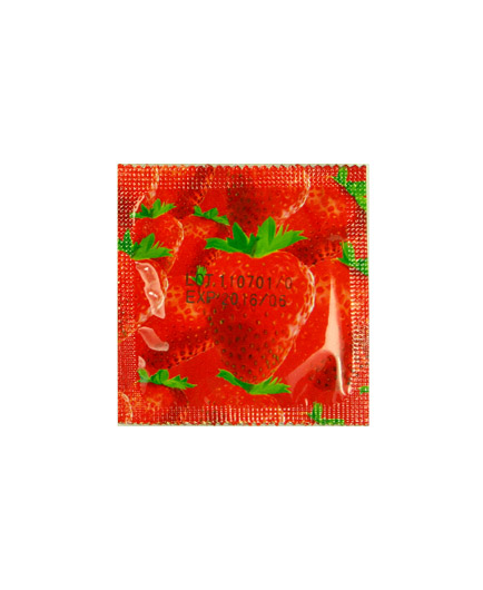 Lot de 24 Préservatifs Parfum Fraise - photo 3