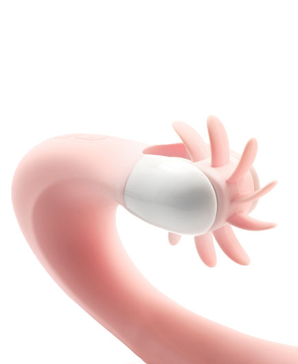 Simulateur Clitoris Langues Rotatives et Point G Silicone - photo 4