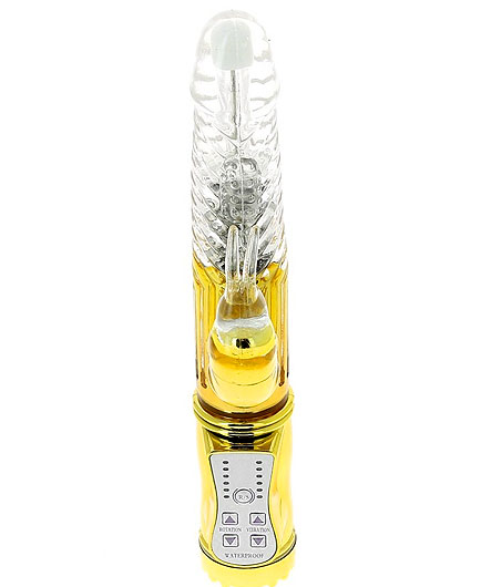 Vibromasseur Rabbit Doré Billes Rotatives 36 Modes - photo 2