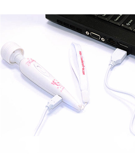 Le Stimulateur Clitoris Magic Wand 2 Vitesses USB - photo 3