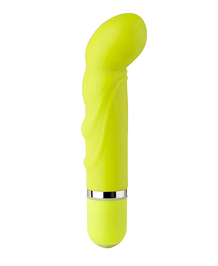Vibro Point G Luxe Vert Anis Nervures Leds Lumineuses - photo 1
