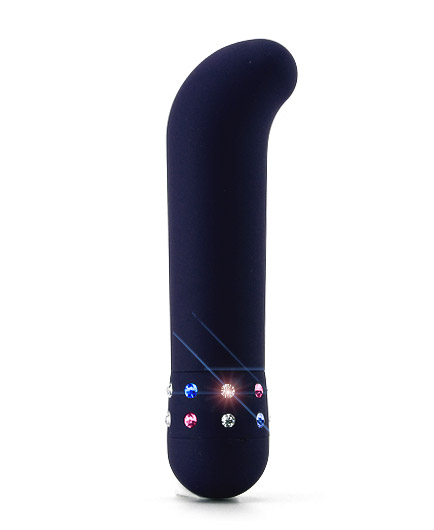 Le Petit Vibro Point G Noir avec Diamants - photo 1